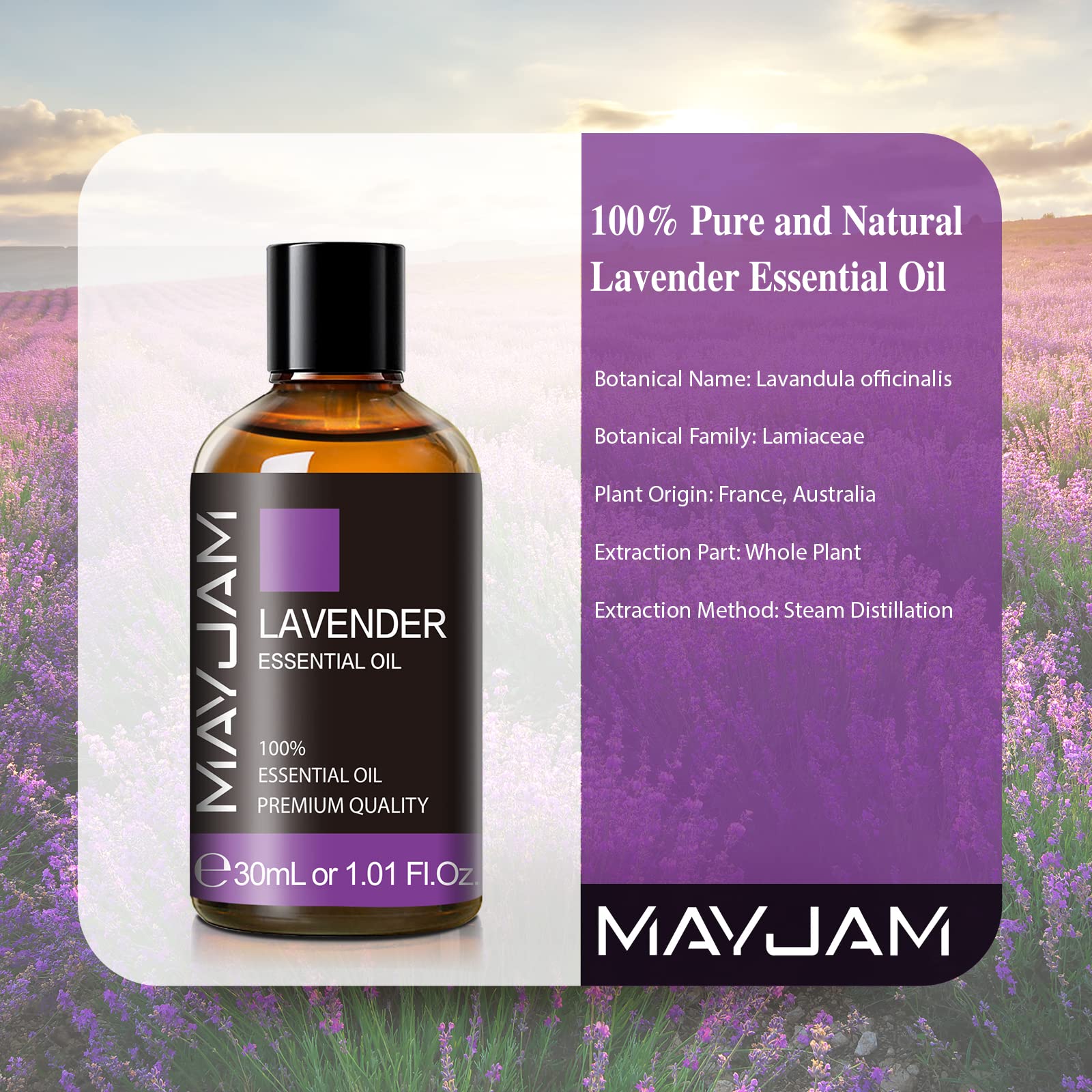 MAYJAM lavanda para masaje con efecto calmante y agradable aroma