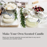 Velas caseras con aroma de sándalo MAYJAM.