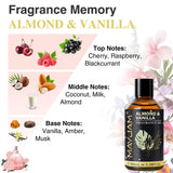 Vela MAYJAM artesanal con Almendra y Vainilla para crear ambiente cálido.