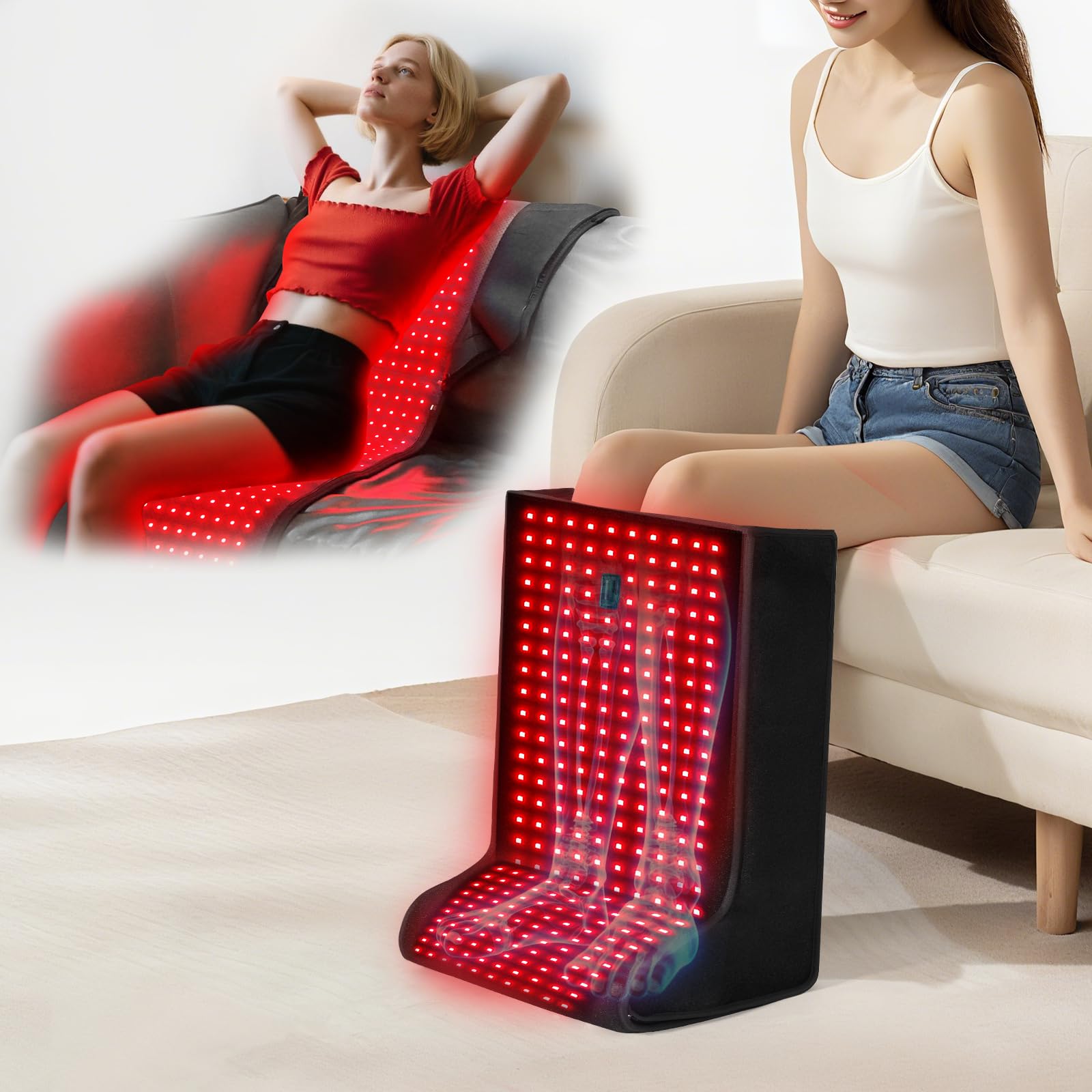 MAYLINK terapia de luz roja para pies alivia la fatiga.