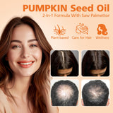 Etiqueta frontal MAYMELOTON, aceite de semilla de calabaza y pureza
