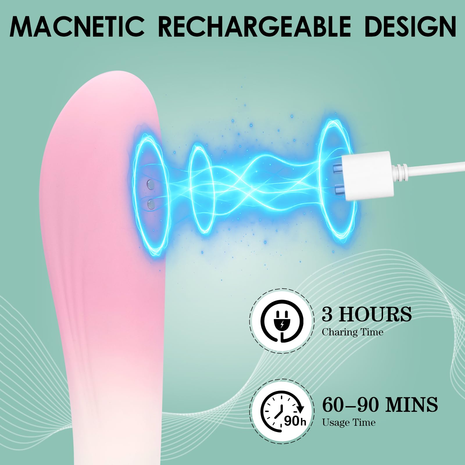 Mayoyosee diseño ergonómico e IPX5 para uso cómodo y seguro, limpieza sencilla