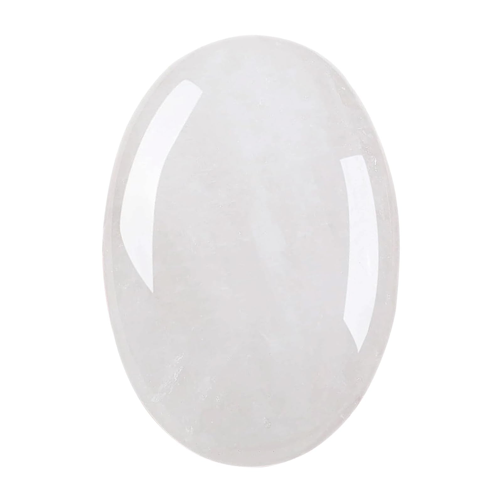 Piedra palma cristal blanco de MaziZhang lista para relajar la mente durante la meditacion