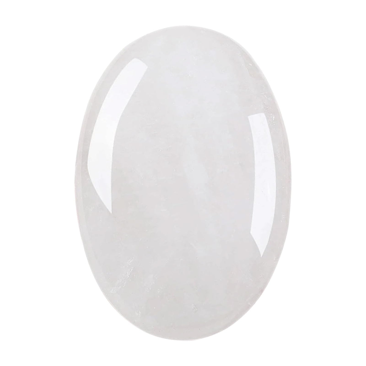 Piedra palma cristal blanco de MaziZhang lista para relajar la mente durante la meditacion