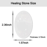 Piedra palma cristal blanco de MaziZhang facilita meditacion y rituales de energia