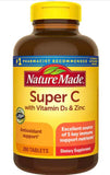 Botella MAZZIRI Nalkot Uper C con D3 y zinc para soporte inmunitario diario.