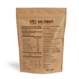 MB Herbals Bael Polvo, etiqueta y empaque para uso culinario