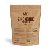 MB Herbals Zinc Oxide Powder en envase de 8 onzas para formulaciones seguras