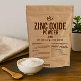 MB Herbals Zinc Oxide Powder como materia prima para cremas y lociones