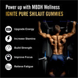 Presentación en caja Shilajit MBDH Wellness para viaje y uso diario.
