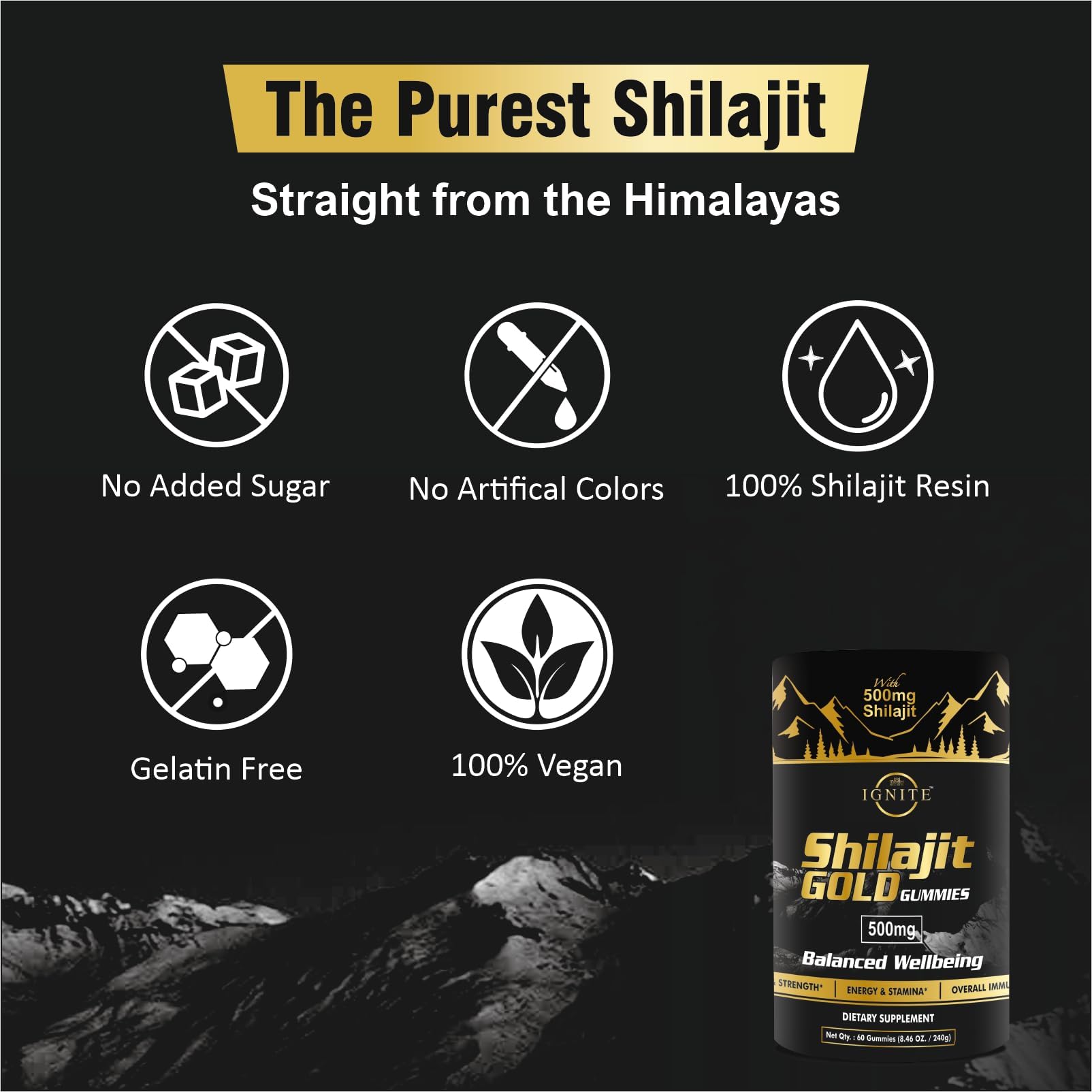 Prueba de laboratorio Shilajit MBDH Wellness garantiza pureza y potencia.
