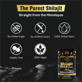 Prueba de laboratorio Shilajit MBDH Wellness garantiza pureza y potencia.