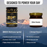 Gomitas Shilajit MBDH Wellness sabor tamarindo, opción práctica para viaje.