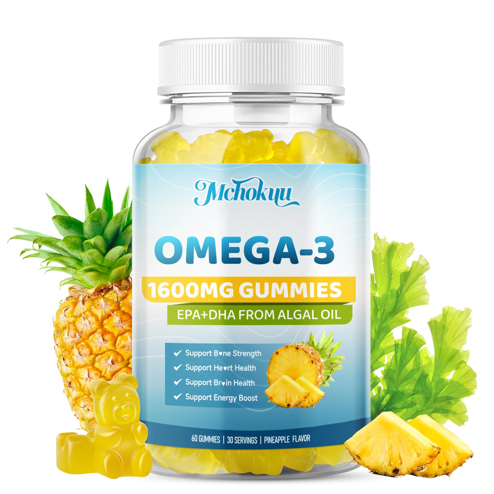 Producto certificado GMP de Mchokuu Omega-3