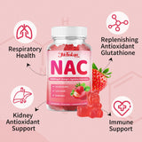 Mchokuu NAC Gomitas con ingredientes naturales y veganas.