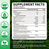 Etiqueta de la lata de Mchokuu Saw Palmetto con ingredientes naturales.