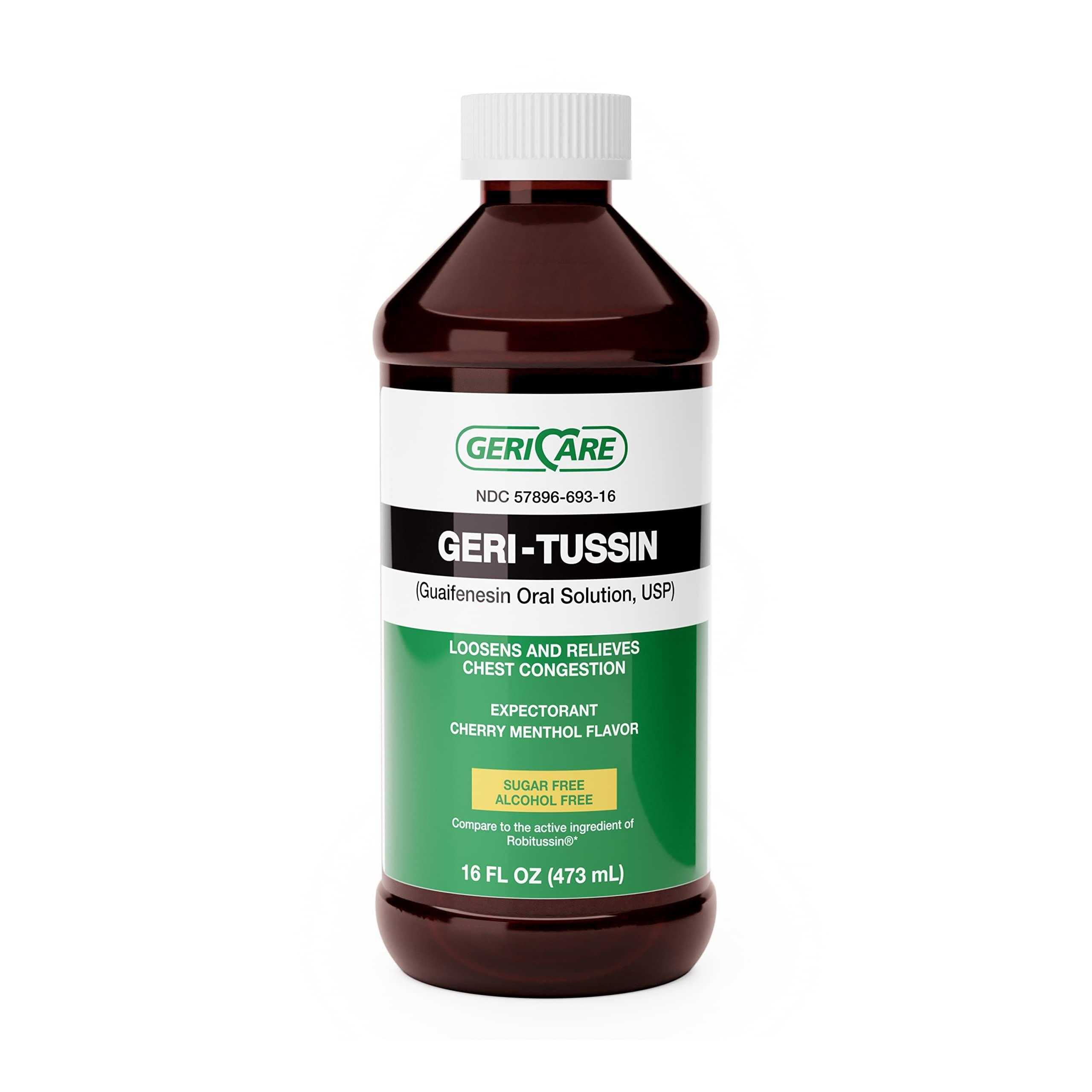 McKesson Geri-Care Resfriado y Tos líquido, frasco de 5 mL para uso práctico