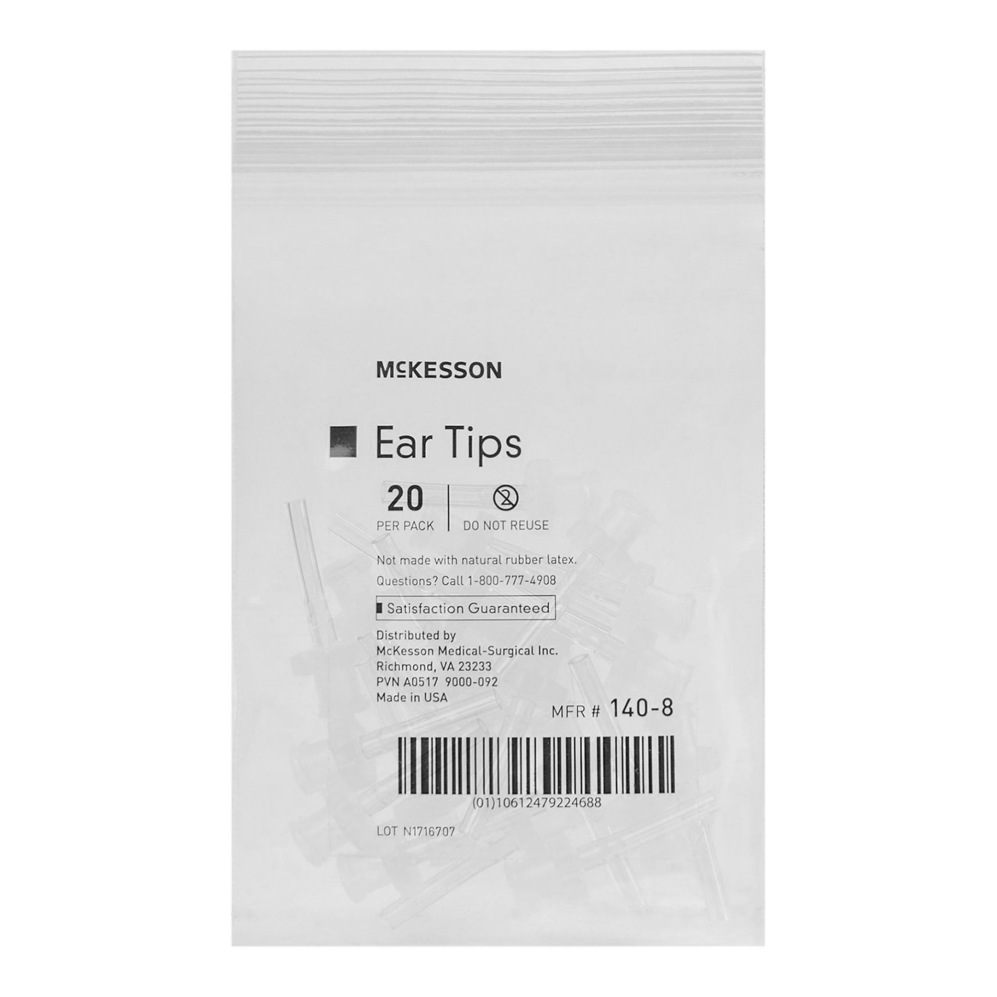 Bacinilla de lavado diseñada para ajustarse bajo la oreja McKesson.