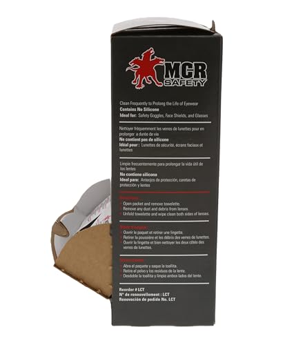 MCR Safety LCT limpiador gafas para limpieza suave.