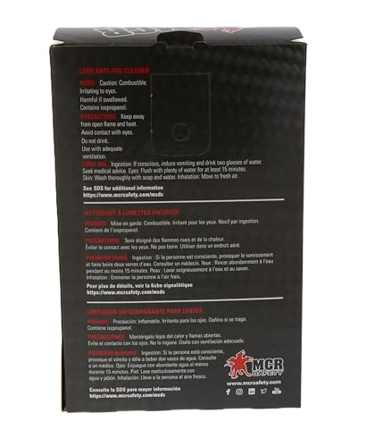 MCR Safety LCT toallitas limpieza 100 unidades para mantenimiento.