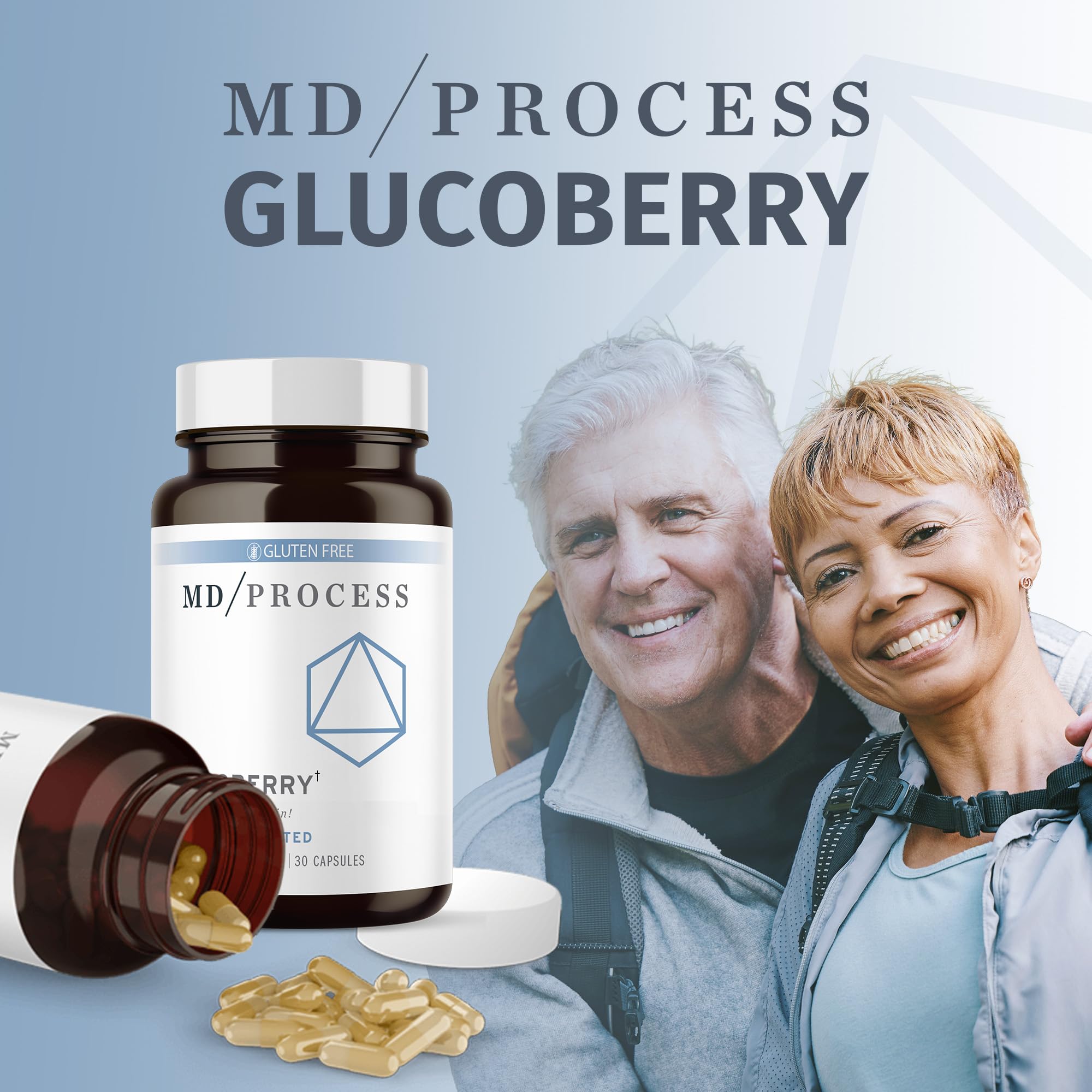 MD Process GlucoBerry cromo-picolinato, componente clave para el metabolismo.