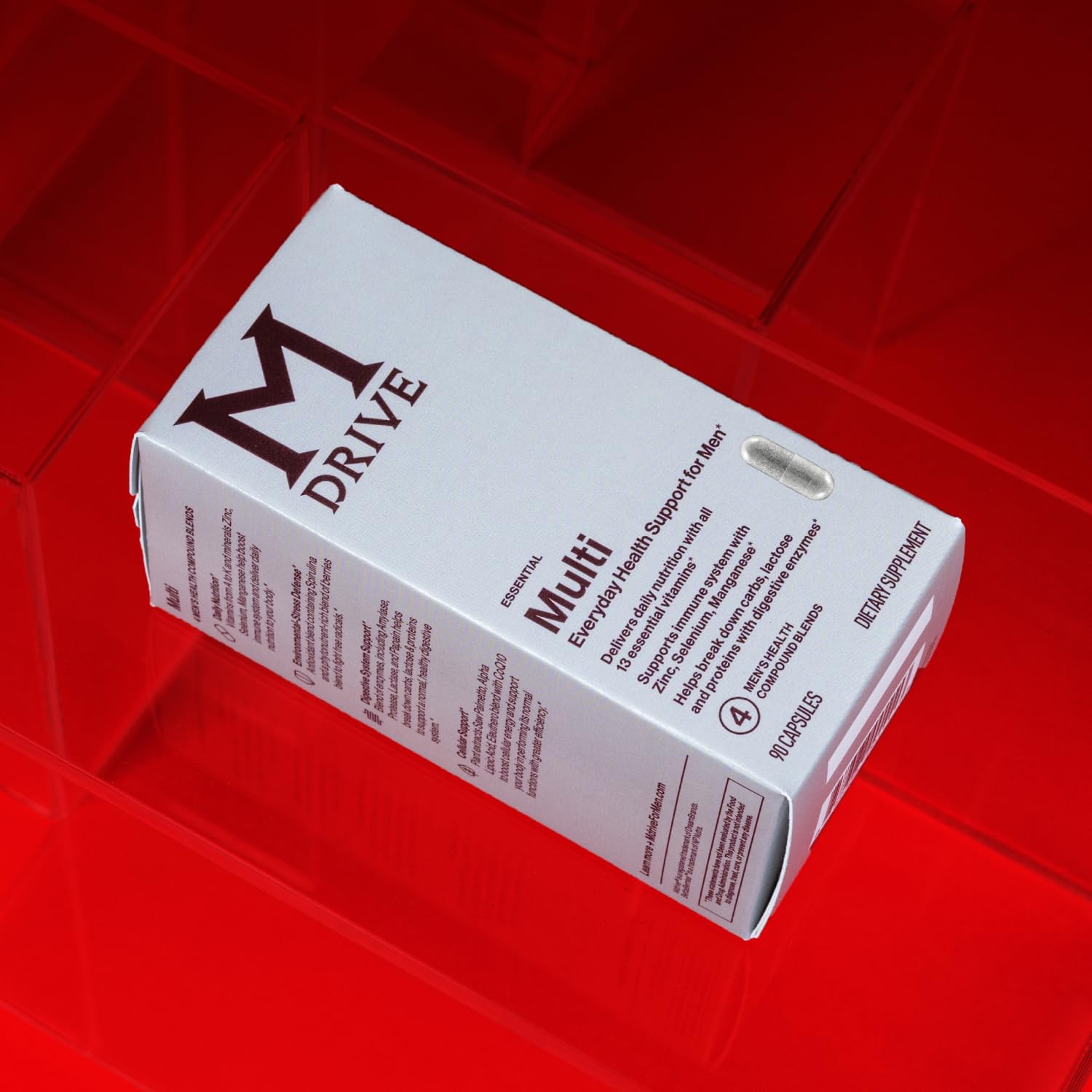Mdrive Multivitamin para Hombres: cápsulas fáciles de tragar para uso diario