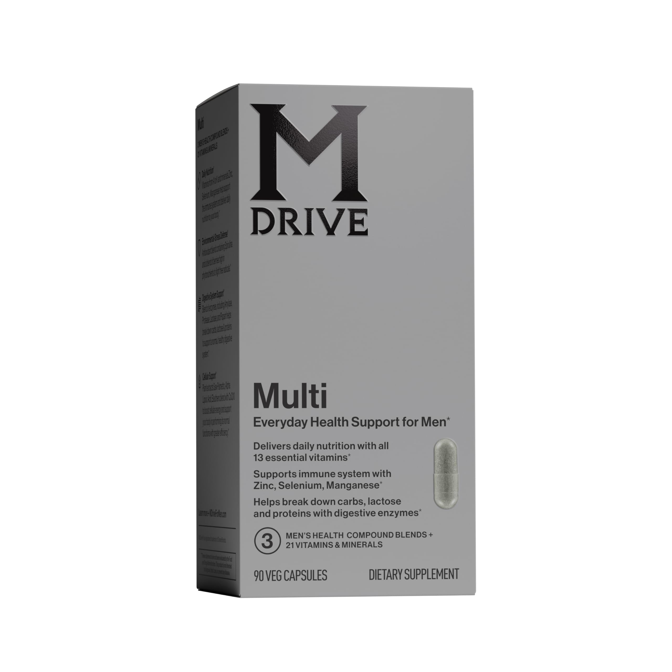 Mdrive Multivitamin para Hombres: cápsulas diarias que apoyan la nutrición cotidiana