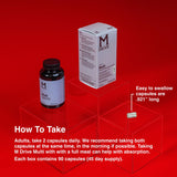 Mdrive Multivitamin para Hombres: enzimas digestivas para una digestión normal