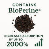 Me First Living Bioperine 10 mg, etiqueta del envase mostrando beneficios de absorción