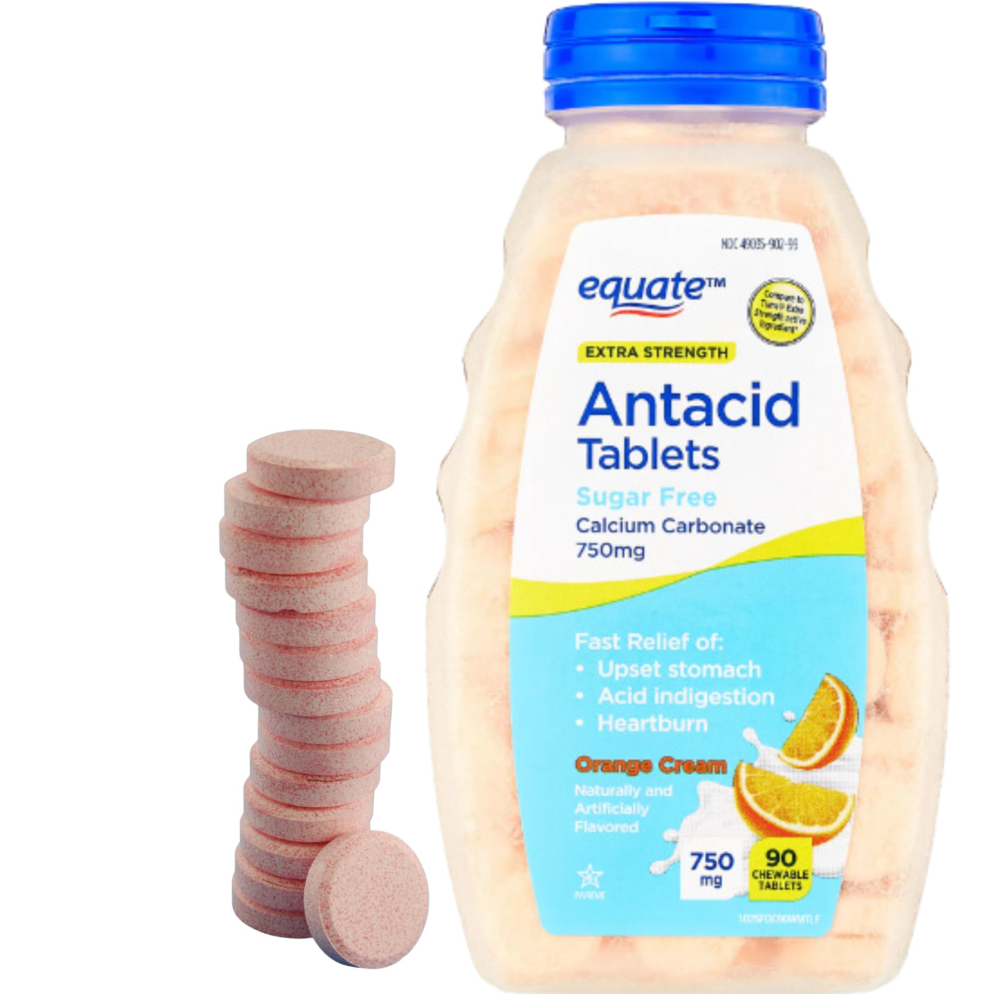 Portátil y conveniente, 90 tabletas en una caja.