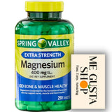 ME GUSTA SHOP tabletas magnesio 400 mg, 250 cápsulas: apoyo a la rutina diaria