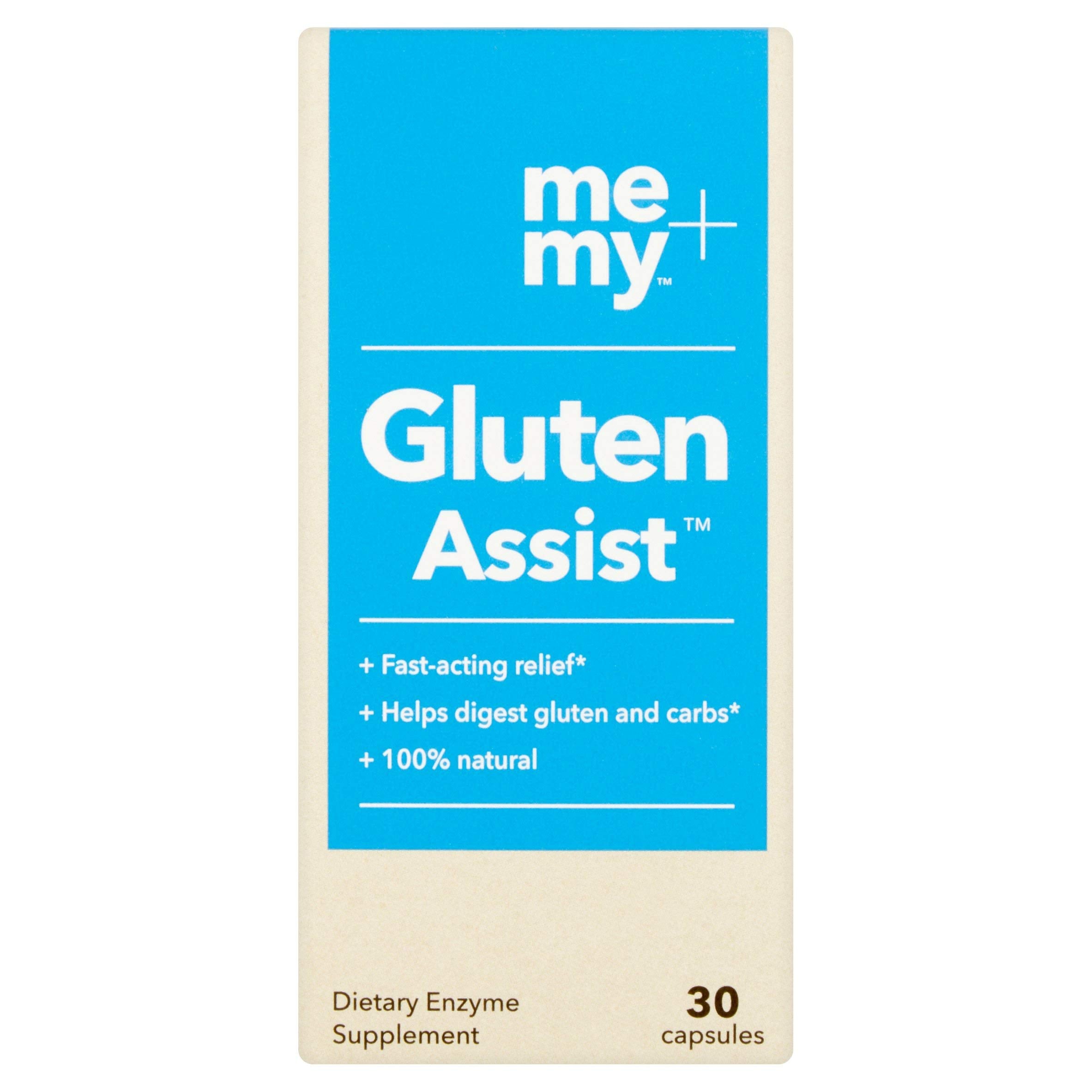 Envase sostenible de Me + My Gluten Assist