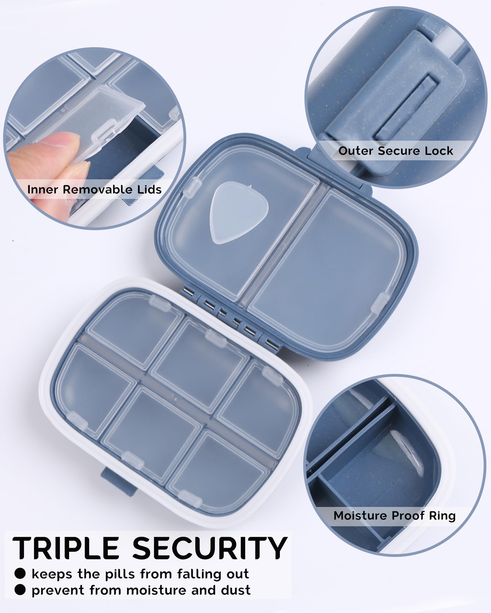 MEACOLIA material-pp-alimentos-apto, duradero y fácil de limpiar.