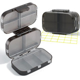 MEACOLIA organizador de píldoras plegable 3 capas, gran capacidad para medicación diaria.