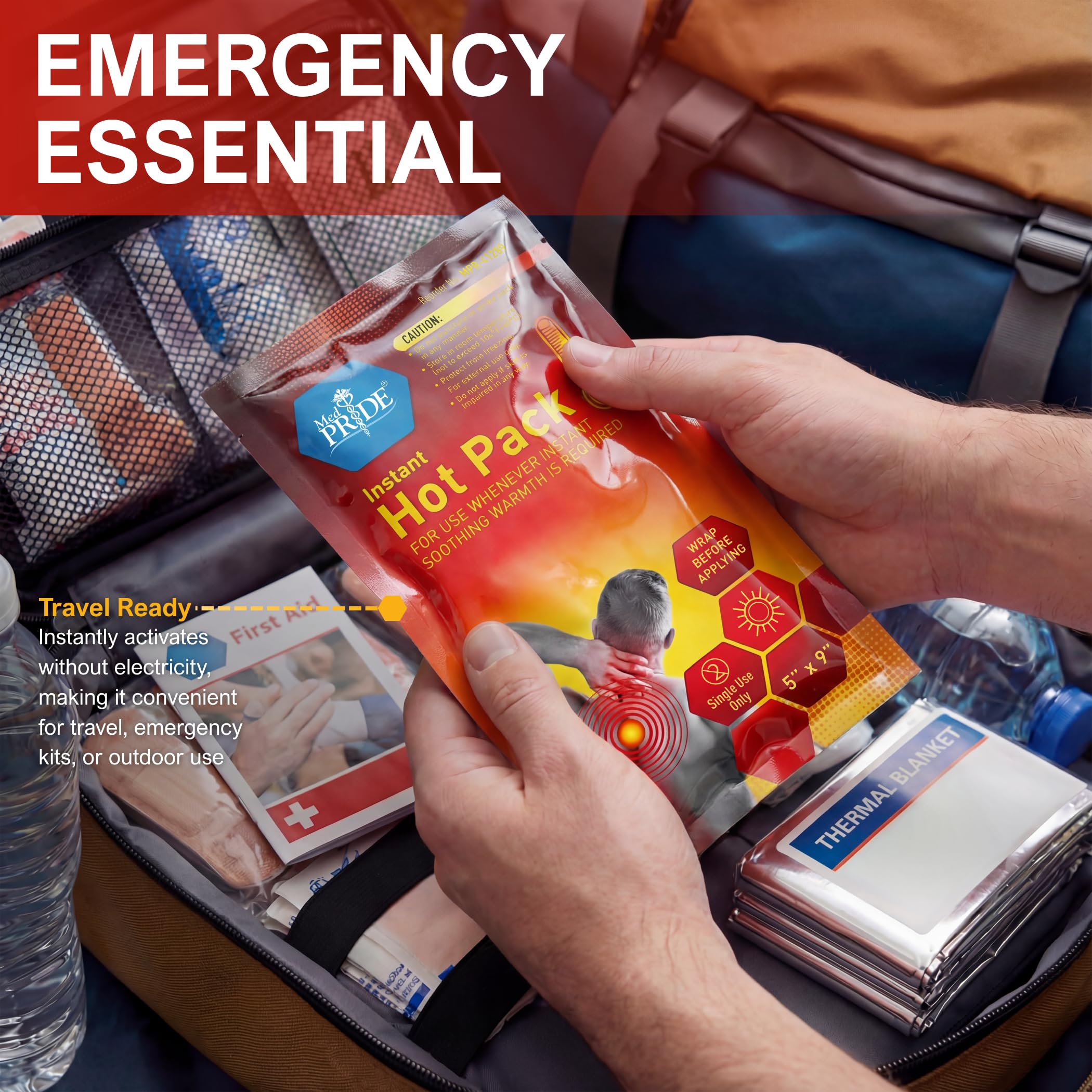  MED PRIDE diseño higienico desechable ideal para viajes y emergencias.