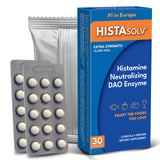 Medagel HISTAsolv, blíster de tabletas, facilita tomar antes de comidas para comodidad diaria.