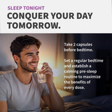 MedChoice cápsulas con GABA y 5-HTP, posible apoyo de relajación nocturna.