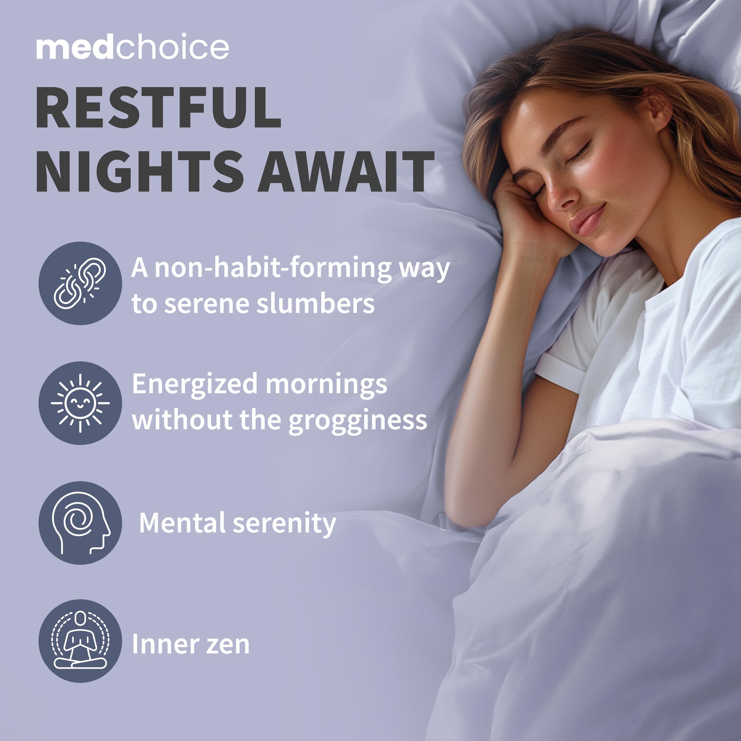 MedChoice Sueño cápsulas con L-tryptófano: favorece relajación antes de dormir