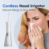 Capacidad de 300 ml en Medcodes Neti Pot para enjuague completo