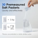 30 sobres de sal de Medcodes Neti Pot para higiene nasal diaria