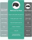 Mascarilla Medcursor con batería 2500mAh para sesiones prolongadas y movilidad.