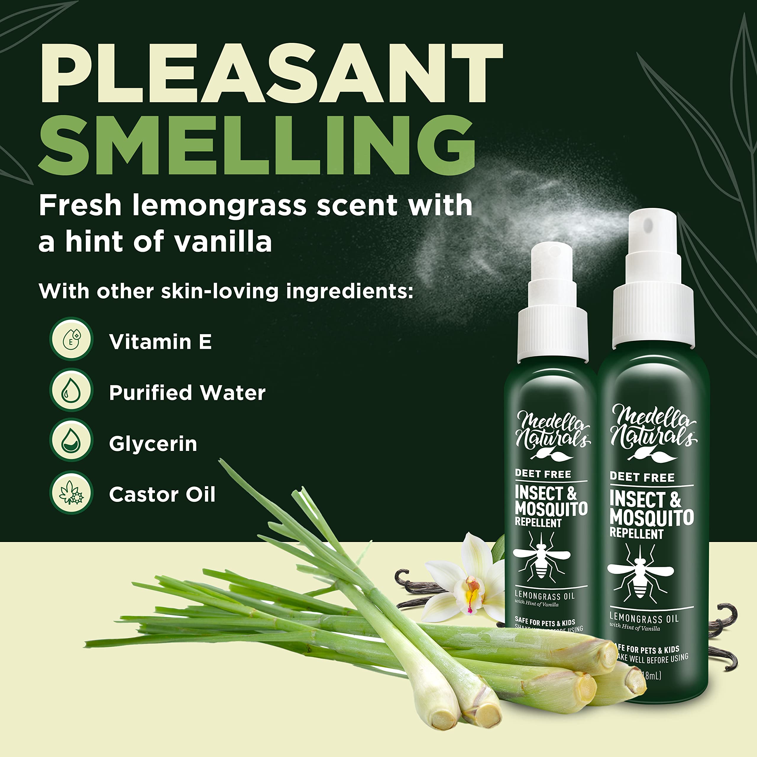 Medella Naturals apto para mascotas, uso al aire libre seguro.