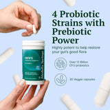 Medella Naturals Probiotico: 4 cepas con prebiótico para apoyo intestinal diario