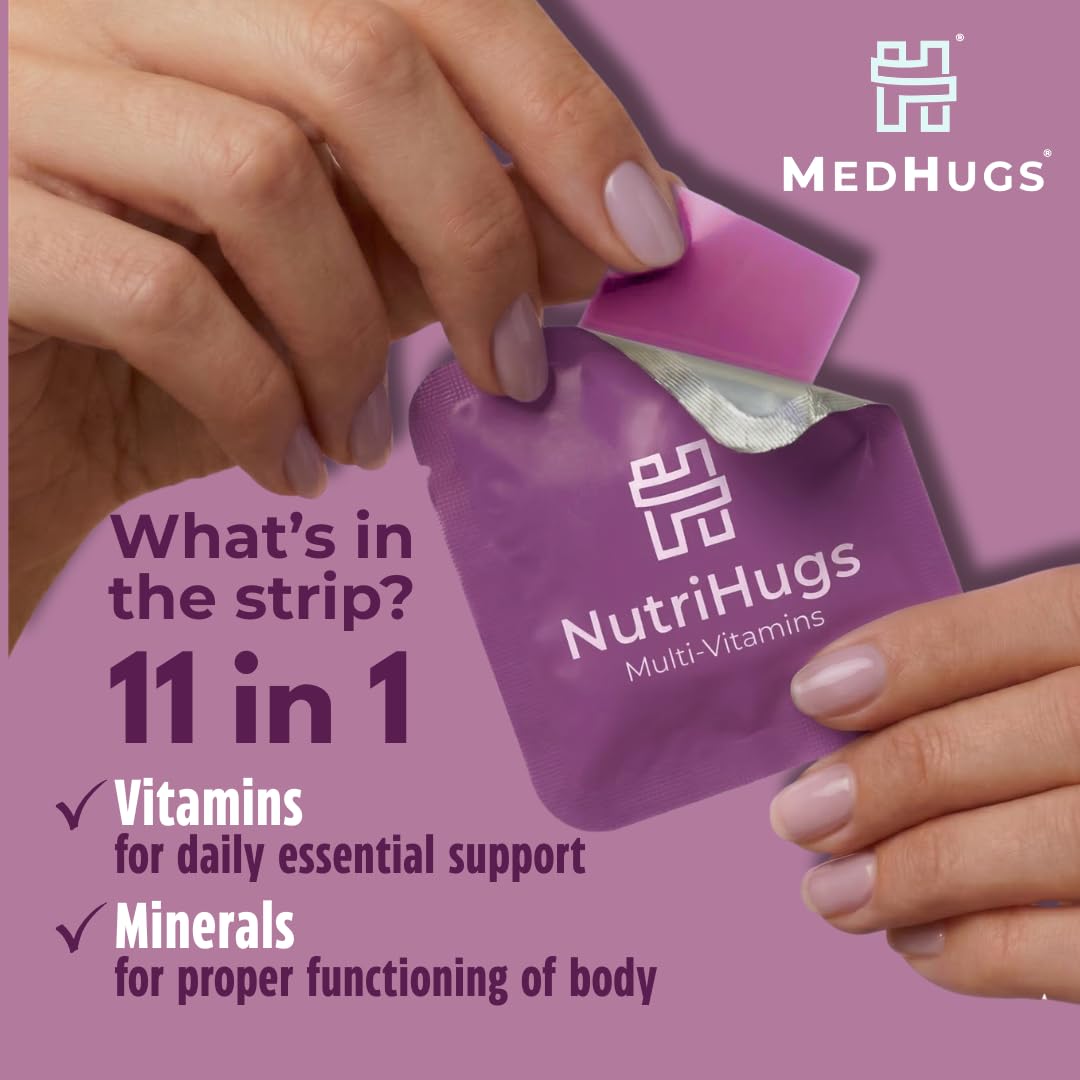Tira frambuesa NutriHugs, sabor agradable para energía diaria.