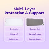 Kit completo de MediCrystal con funda, cojín y bolsa de transporte