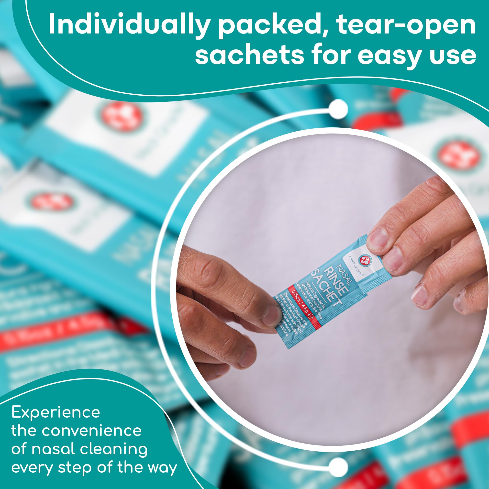 Medi Grade compatible con botella de lavado nasal
