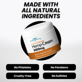 Medical Miracles crema de cáñamo para la piel, sensación de frescura
