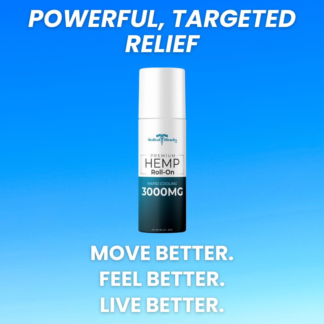 Aplicación en dedos y manos con Medical Miracles Roll-On 3000 mg