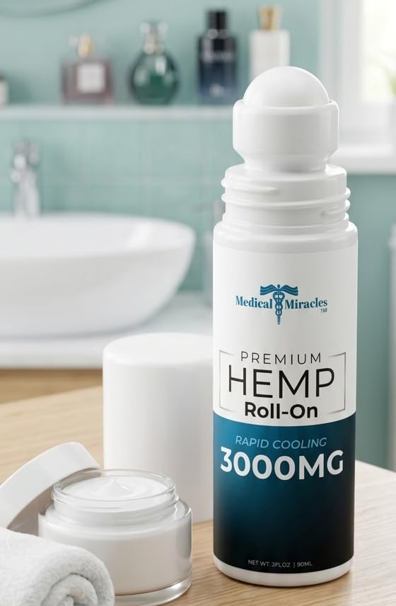 Sello de lote y control de calidad de Medical Miracles Roll-On 3000 mg