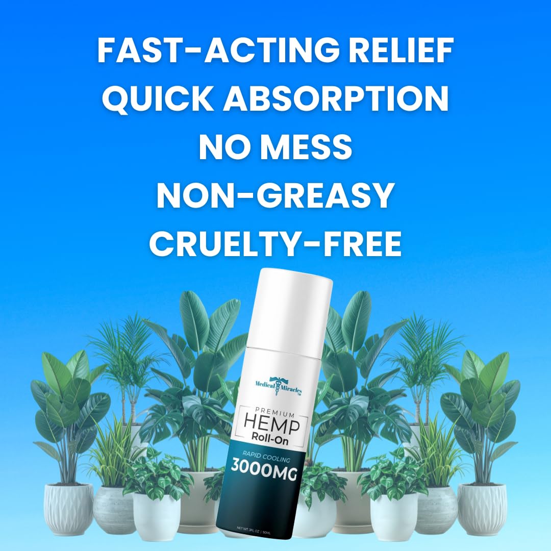 Uso diario del Roll-On de Medical Miracles 3000 mg